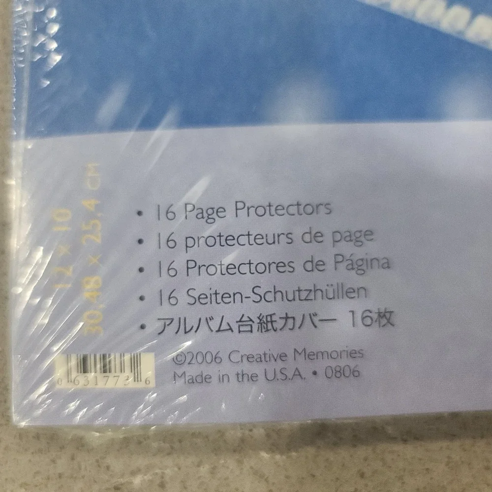 Creative Memories LANDSCAPE Page Protectors 12